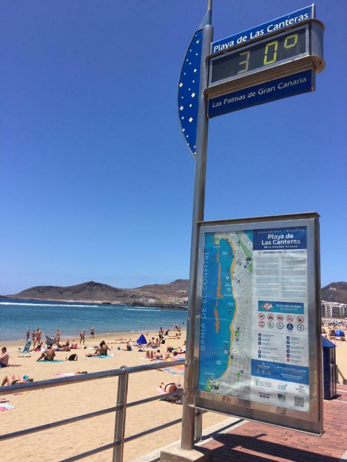 Apartamento Primera Linea Playa De Las Canteras Лас Палмас де Гран Канария Екстериор снимка